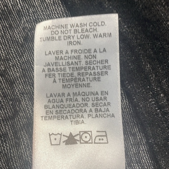 Velvet Graham & Spencer cold shoulder black sweater top Long sleeve womens XS - Picture 10 of 10